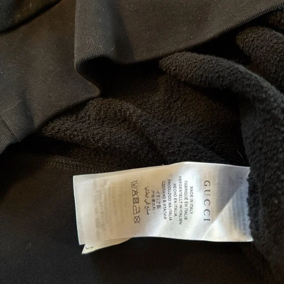 Gucci Black Crewneck Sweater with Pink and Gold Details - Picture 4 of 4